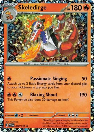 Skeledirge 038/198 [Miscellaneous Cards & Products]  - Holofoil