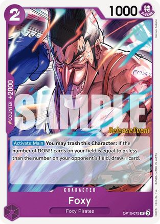 Foxy (OP10-075)  [Royal Blood Release Event Cards]