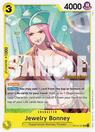 Jewelry Bonney (OP10-107)  [Royal Blood Release Event Cards]