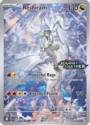 N's Reshiram 167/159  - Holofoil Miscellaneous Cards & Products - Illustration Rare (Sealed)