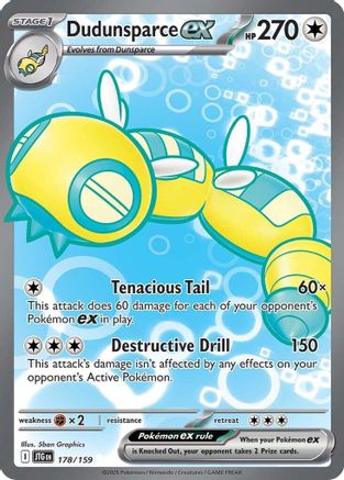 Dudunsparce ex 178/159 [SV09 Journey Together]  - Holofoil