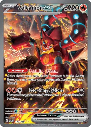 Volcanion ex 182/159 [SV09 Journey Together]  - Holofoil