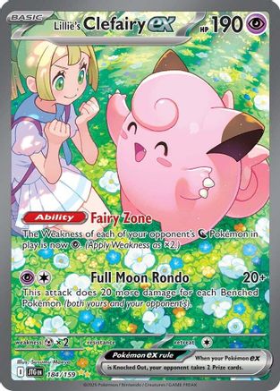 Lillie's Clefairy ex 184/159 [SV09 Journey Together]  - Holofoil