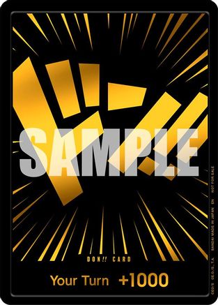 DON!! Card (Black and Gold)  [One Piece Promotion Cards] Foil