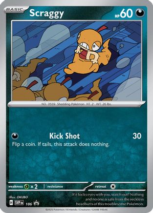 Scraggy 186 [SV Scarlet & Violet Promo Cards]  - Holofoil