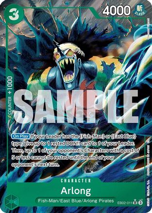 Arlong (Alternate Art) (EB02-011)  [Extra Booster: Anime 25th Collection] Foil