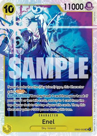 Enel (EB02-052)  [Extra Booster: Anime 25th Collection] Foil