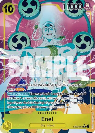 Enel (Alternate Art) (EB02-052)  [Extra Booster: Anime 25th Collection] Foil