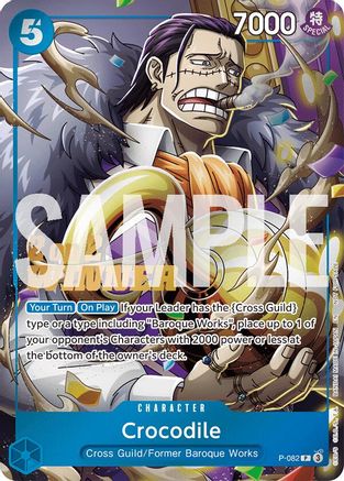 Crocodile (Store 2-on-2 Battle 2025 Winner) (P-082)  [One Piece Promotion Cards] Foil