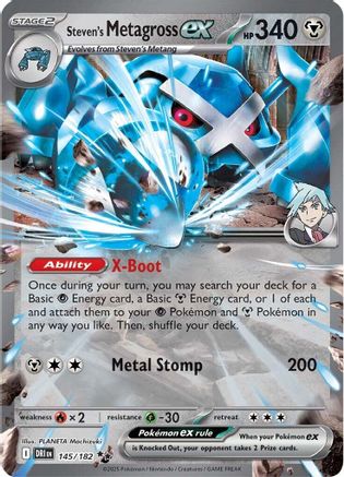 Steven's Metagross ex 145/182 [SV10 Destined Rivals]  - Holofoil