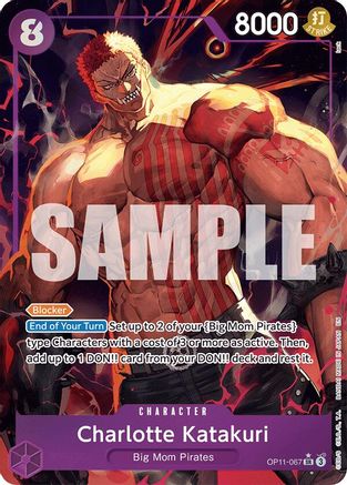 Charlotte Katakuri (067) (Alternate Art) (OP11-067)  [A Fist of Divine Speed] Foil