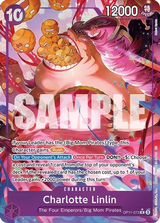 Charlotte Linlin (Alternate Art) (OP11-073)  [A Fist of Divine Speed] Foil