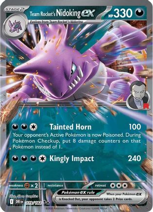 Team Rocket's Nidoking ex 119/182 [SV10 Destined Rivals]  - Holofoil