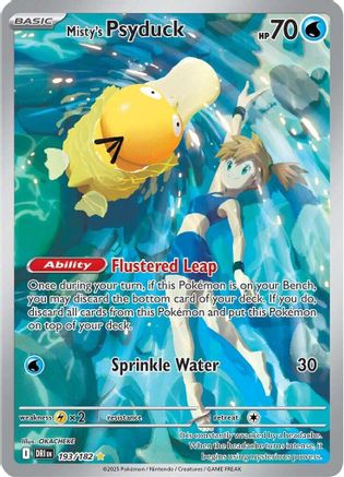 Misty's Psyduck 193/182 [SV10 Destined Rivals]  - Holofoil