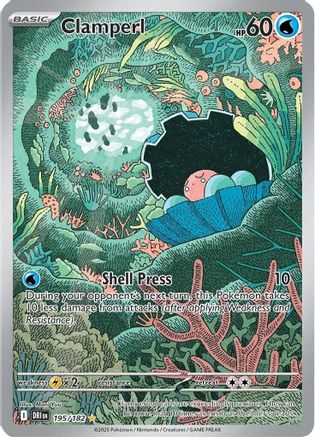 Clamperl 195/182 [SV10 Destined Rivals]  - Holofoil