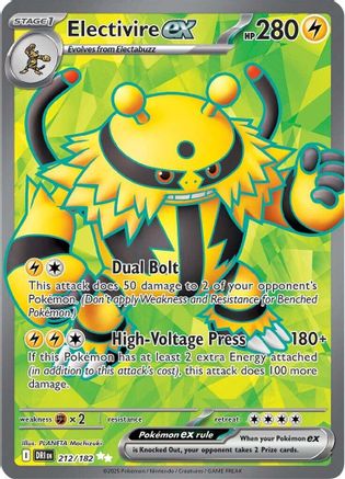 Electivire ex 212/182 [SV10 Destined Rivals]  - Holofoil