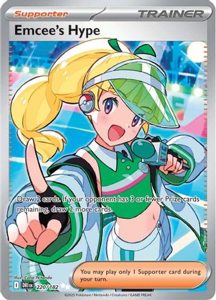 Emcee's Hype 220/182 [SV10 Destined Rivals]  - Holofoil