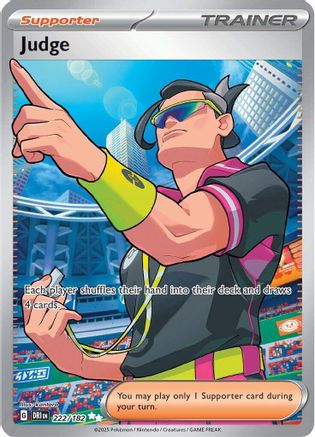 Judge 222/182 [SV10 Destined Rivals]  - Holofoil