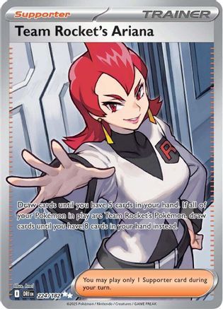 Team Rocket's Ariana 224/182 [SV10 Destined Rivals]  - Holofoil