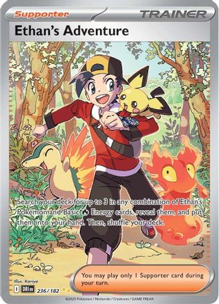 Ethan's Adventure 236/182 [SV10 Destined Rivals]  - Holofoil