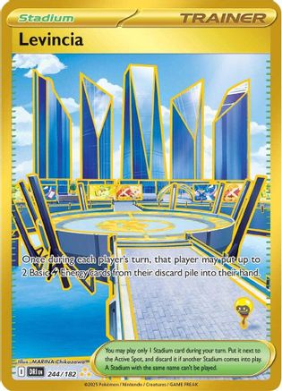 Levincia 244/182 [SV10 Destined Rivals]  - Holofoil