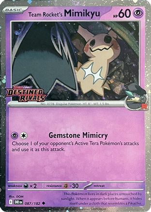 Team Rocket's Mimikyu (Prerelease) 087 [Miscellaneous Cards & Products]  - Holofoil