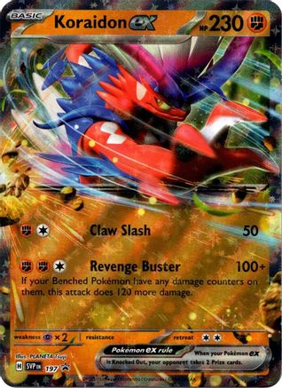 Koraidon ex 197 [SV Scarlet & Violet Promo Cards]  - Holofoil