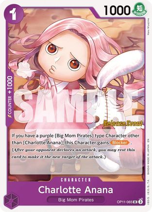 Charlotte Anana (OP11-065)  [A Fist of Divine Speed Release Event Cards]