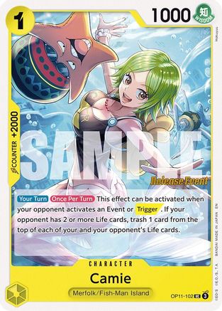 Camie (OP11-102)  [A Fist of Divine Speed Release Event Cards]