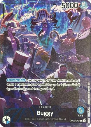 Buggy (English Version 2nd  Anniversary Set) (OP09-042)  [One Piece Promotion Cards] Foil