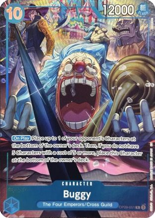 Buggy (051) (English Version 2nd Anniversary Set) (OP09-051)  [One Piece Promotion Cards] Foil