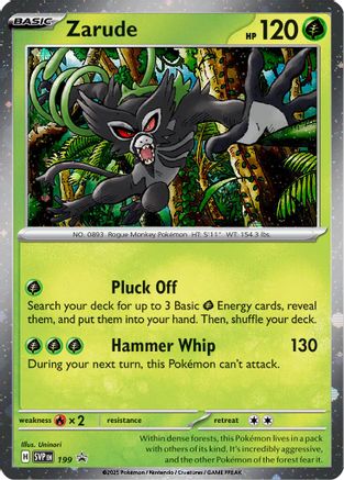 Zarude 199 [SV Scarlet & Violet Promo Cards]  - Holofoil