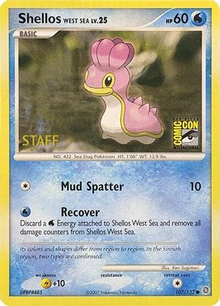 Shellos West Sea (SDCC 2007 Staff) 107 [Miscellaneous Cards & Products]