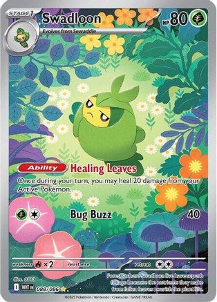Swadloon 088/086 [SV White Flare]  - Holofoil