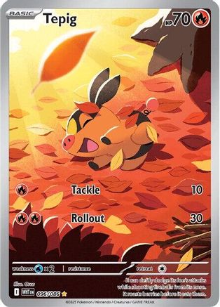 Tepig 096/086 [SV White Flare]  - Holofoil
