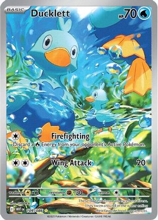Ducklett 109/086 [SV White Flare]  - Holofoil