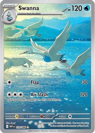 Swanna 110/086 [SV White Flare]  - Holofoil