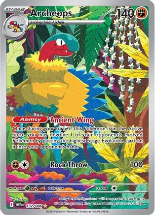 Archeops 132/086 [SV White Flare]  - Holofoil