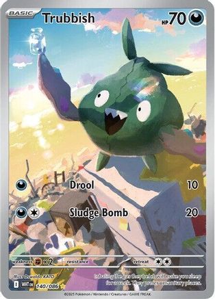 Trubbish 140/086 [SV White Flare]  - Holofoil