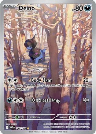Deino 146/086 [SV White Flare]  - Holofoil
