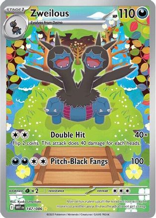 Zweilous 147/086 [SV White Flare]  - Holofoil