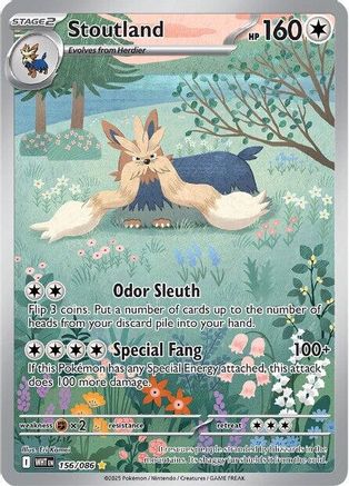 Stoutland 156/086 [SV White Flare]  - Holofoil