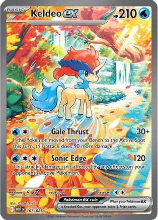 Keldeo ex 167/086 [SV White Flare]  - Holofoil