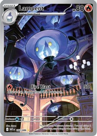 Lampent 102/086 [SV White Flare]  - Holofoil