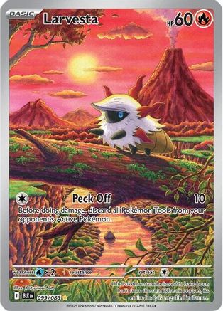 Larvesta 099/086 [SV Black Bolt]  - Holofoil