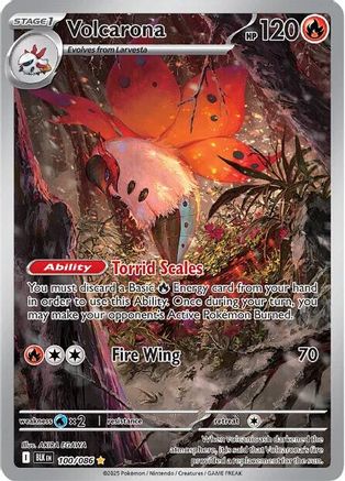Volcarona 100/086 [SV Black Bolt]  - Holofoil