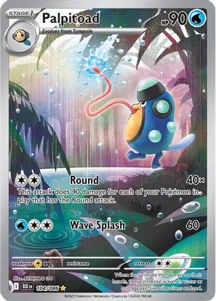 Palpitoad 104/086 [SV Black Bolt]  - Holofoil