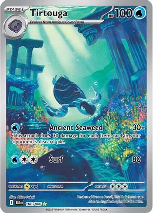 Tirtouga 106/086 [SV Black Bolt]  - Holofoil