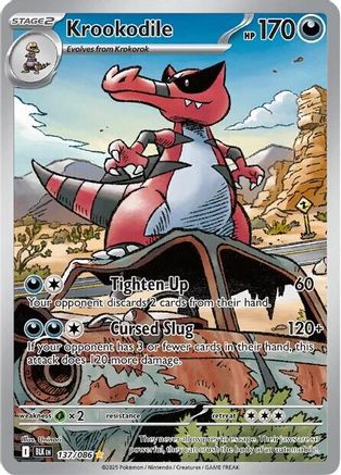 Krookodile 137/086 [SV Black Bolt]  - Holofoil