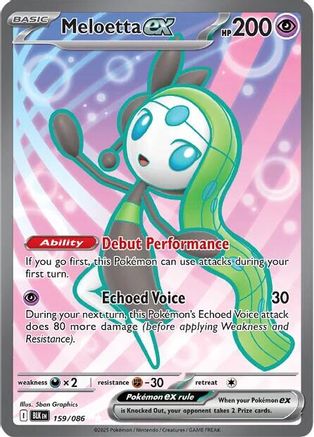 Meloetta ex 159/086 [SV Black Bolt]  - Holofoil